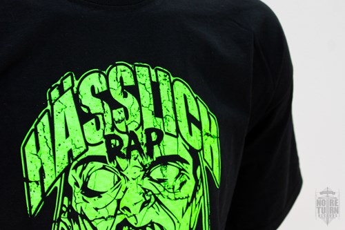 Bild von Hässlich Rap - Shirt [schwarz/grün]